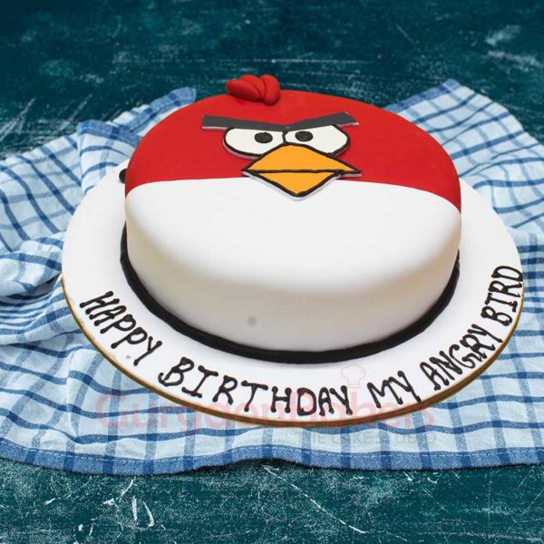My Cute Angry Bird Cake Front