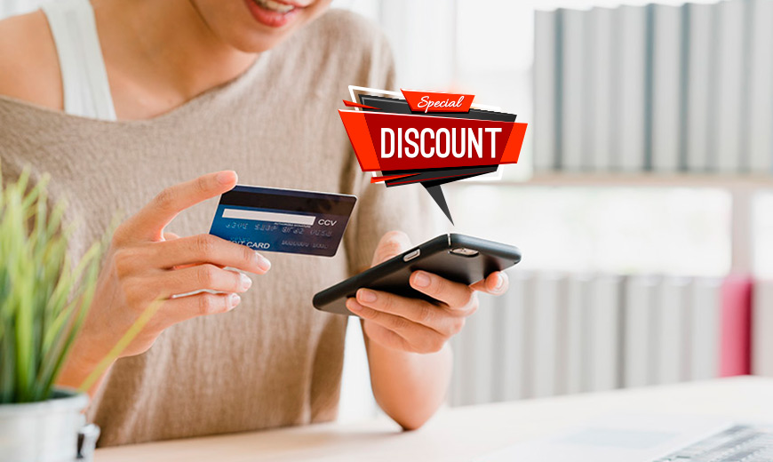 Incredible discounts and coupons