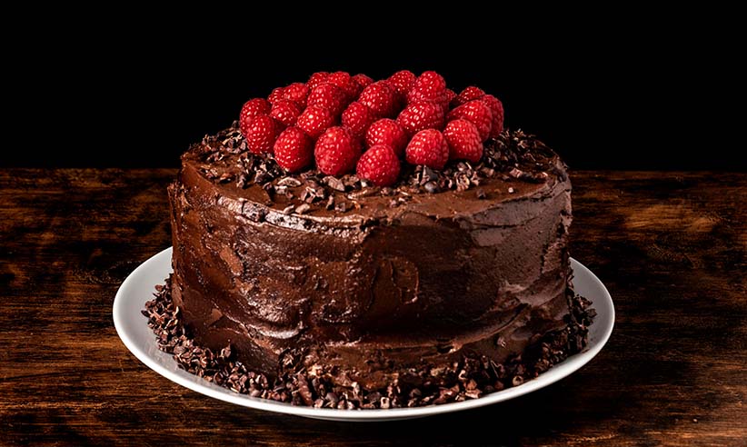 chocolate raspberry cake 1
