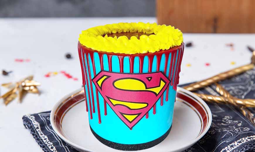 Superhero Dad Cake