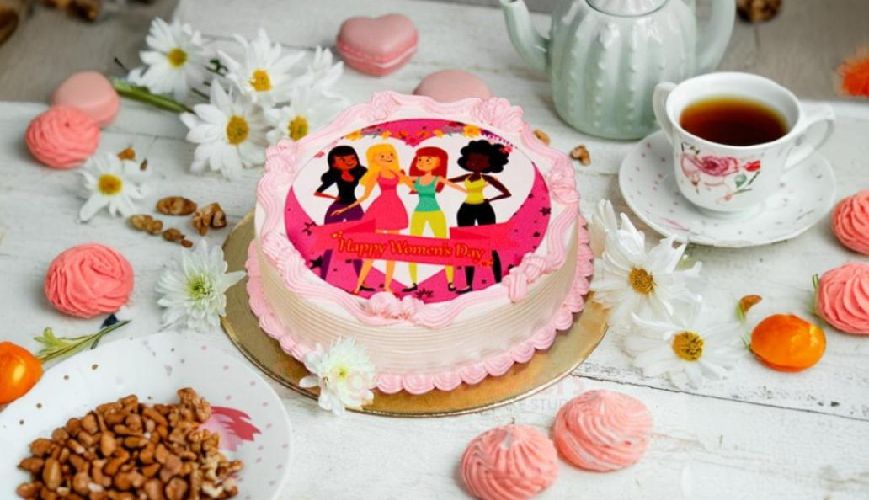 It’s Time to Party Women’s Day Cake