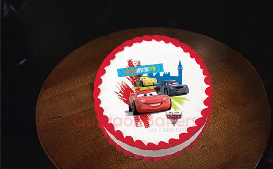 The Art of Custom Edible Photo Cakes: How the Leading Online Cake Store is Transforming Celebrations in Gurgaon car-race-cake