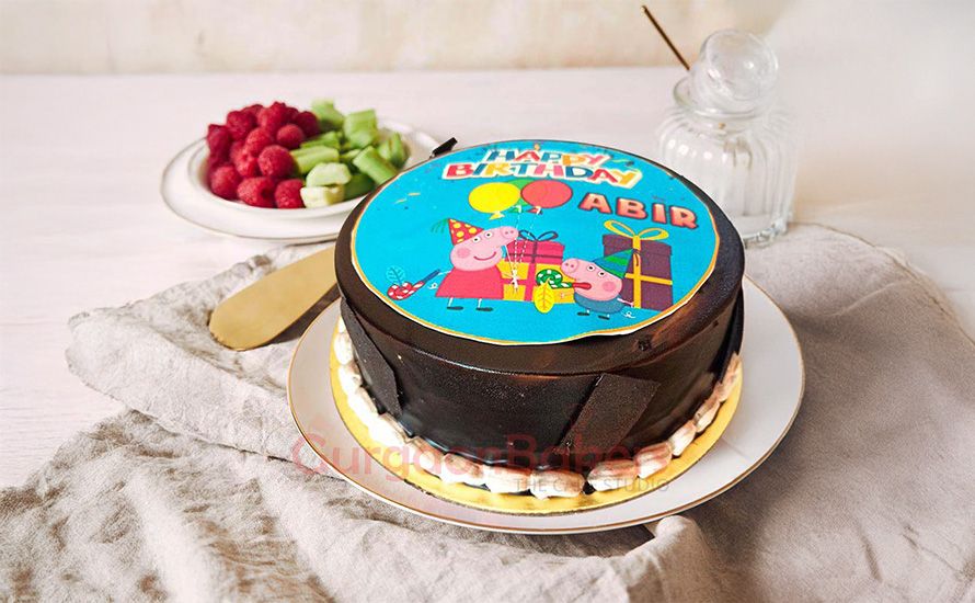 The Art of Custom Edible Photo Cakes: How the Leading Online Cake Store is Transforming Celebrations in Gurgaon fun-with-peppa-pig-cake
