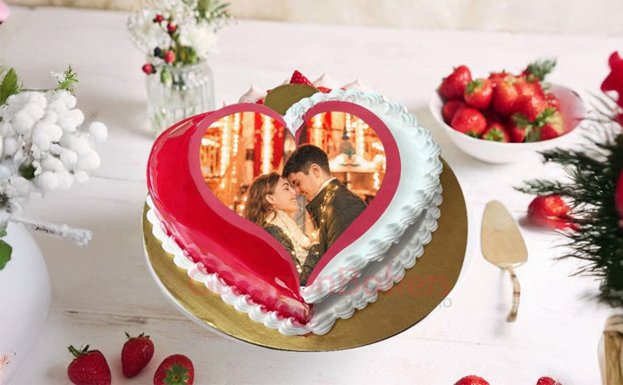 From Sketch to Slice: How Our Cake Bakery Shop Brings Custom Dreams to Life romantic red heart cake bakery shop