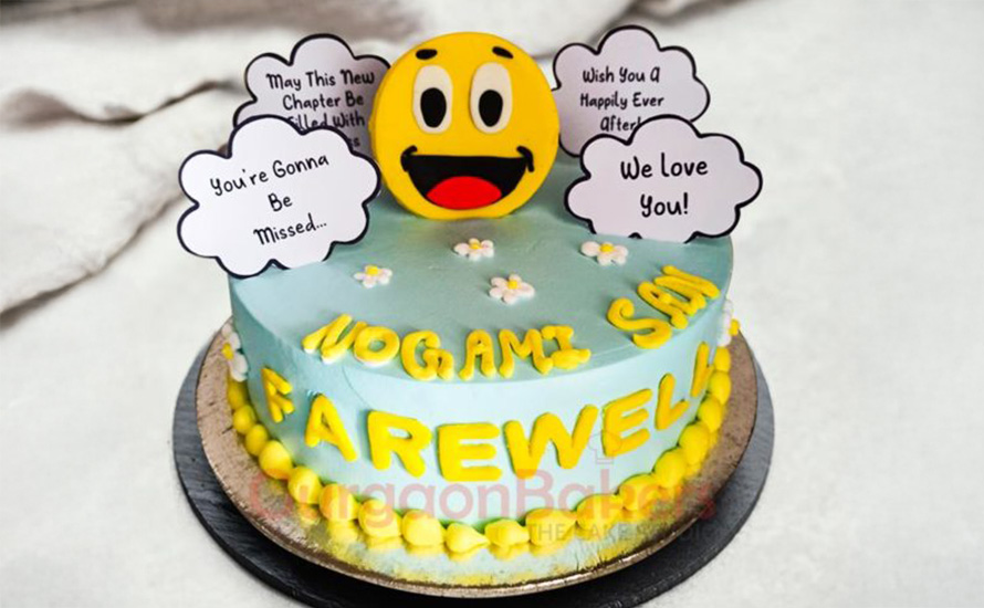 Corporate Cake Etiquette: The Do's and Don'ts of Office Celebrations we-will-miss-you-farewell-cake
