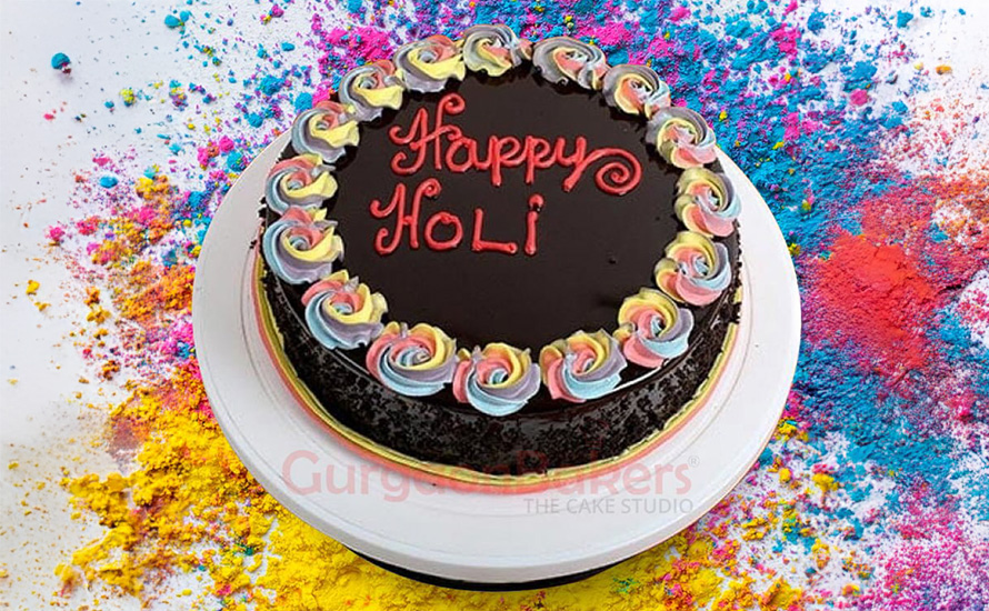 Holi Festivities with Vibrant Colors
