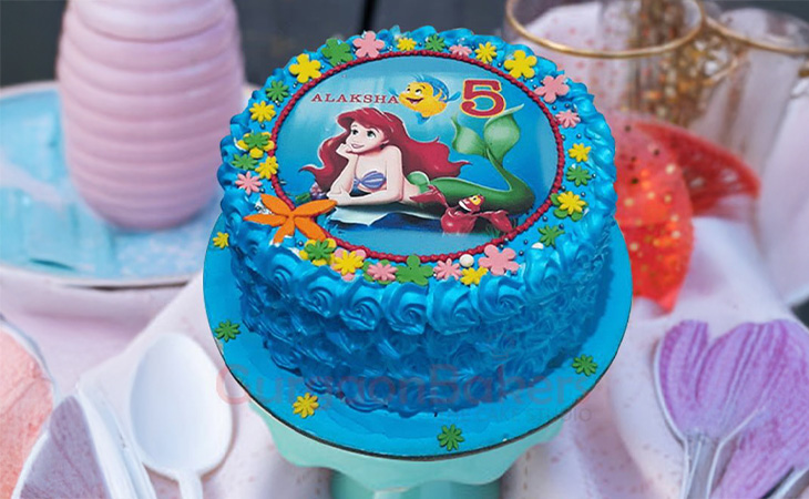 Mermaid Cake in Gurgaon - Custom Under the Sea Theme Birthday Cake