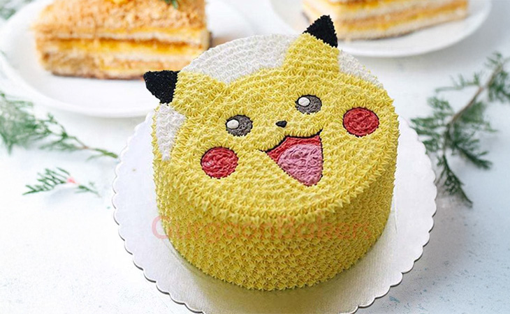 Pikachu Cake Gurgaon - Fluffy Pokemon Theme Birthday Cake