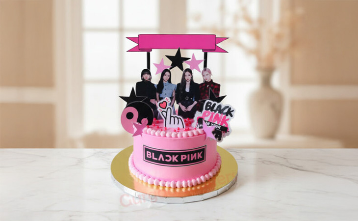 Black Pink Cakes in Gurgaon