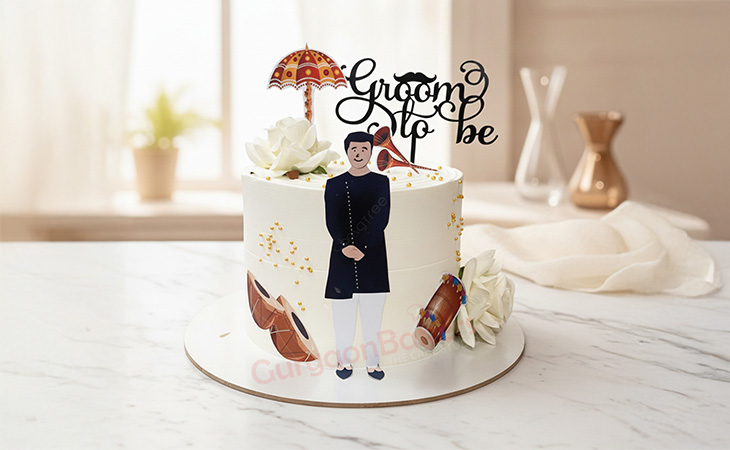 Bride Groom to Be Cakes in Gurgaon