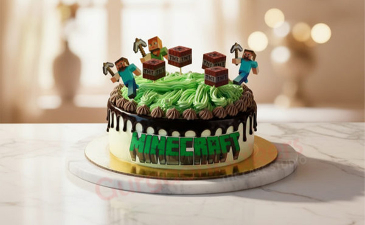Minecraft Roblox Cake in Gurgaon