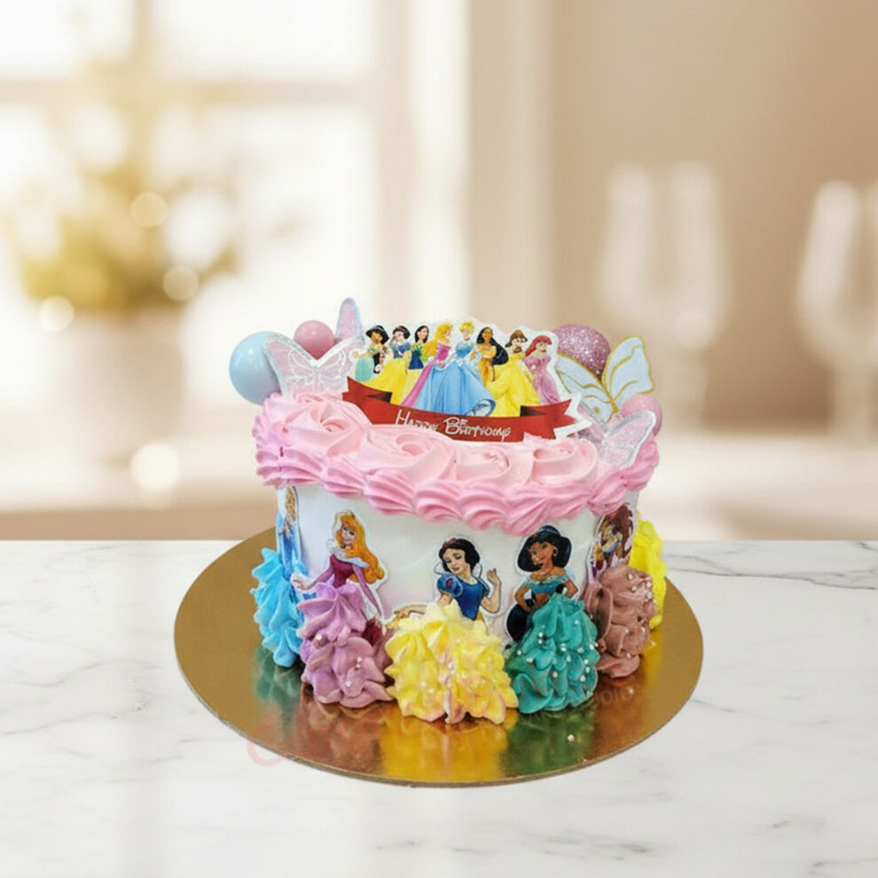 Baker for Princess Theme Cakes - Gurgaon Bakers