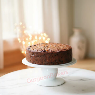 Delicious Sugar Free Cake on a white pedestal