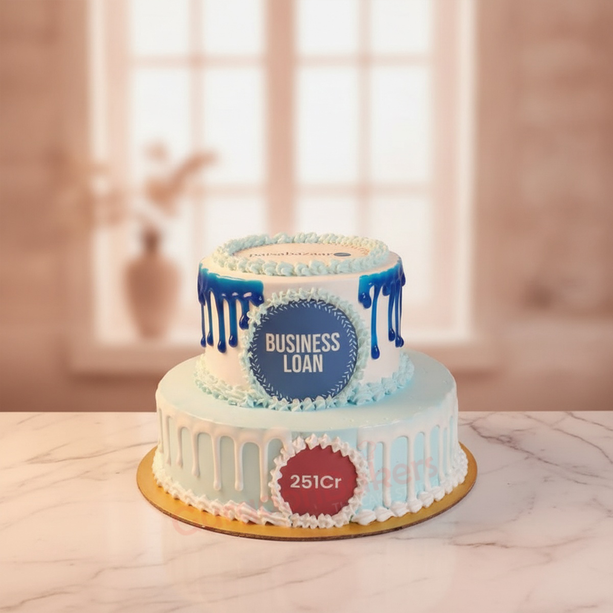 Business Loan Cake Corporate Business Loan Cake from Gurgaon Bakers
